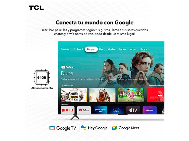 SMART TV TCL QLED UHD 4K 98
