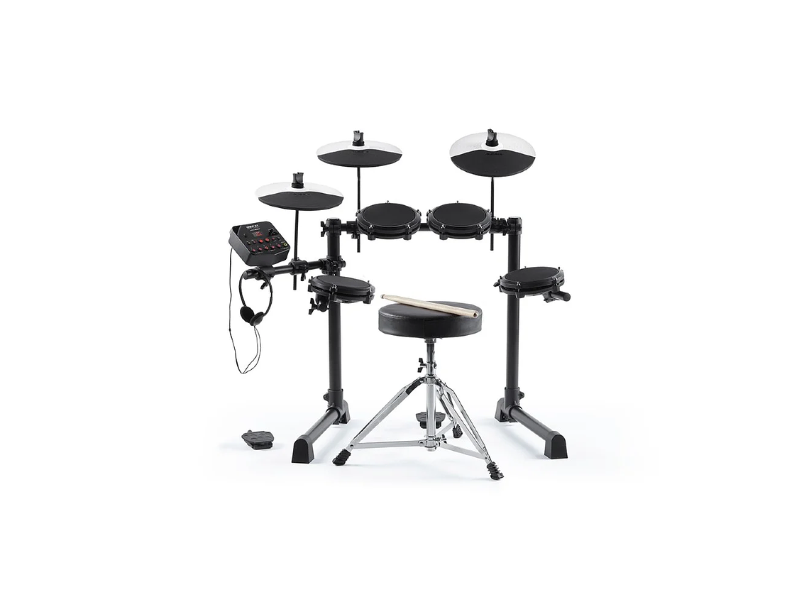 BATERÍA ALESIS ELECTRÓNICA CON SILLÍN DEBUT KIT 1