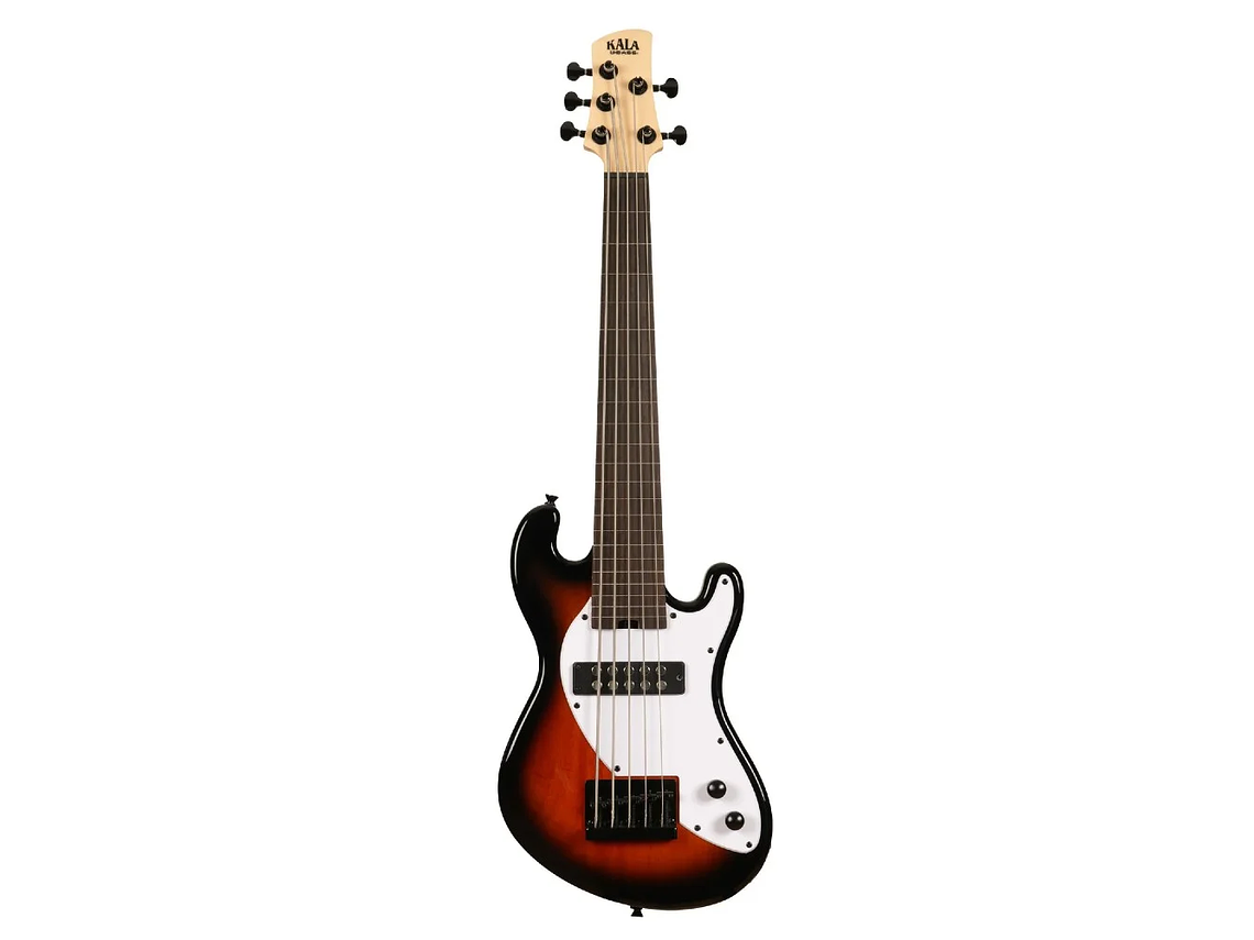U-BASS KALA CUERPO SÓLIDO 5 CUERDAS FRETLESS TOBACCO BURST UBASS-SB5-TB-FL 1