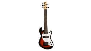 U-BASS KALA CUERPO SÓLIDO 5 CUERDAS FRETLESS TOBACCO BURST UBASS-SB5-TB-FL