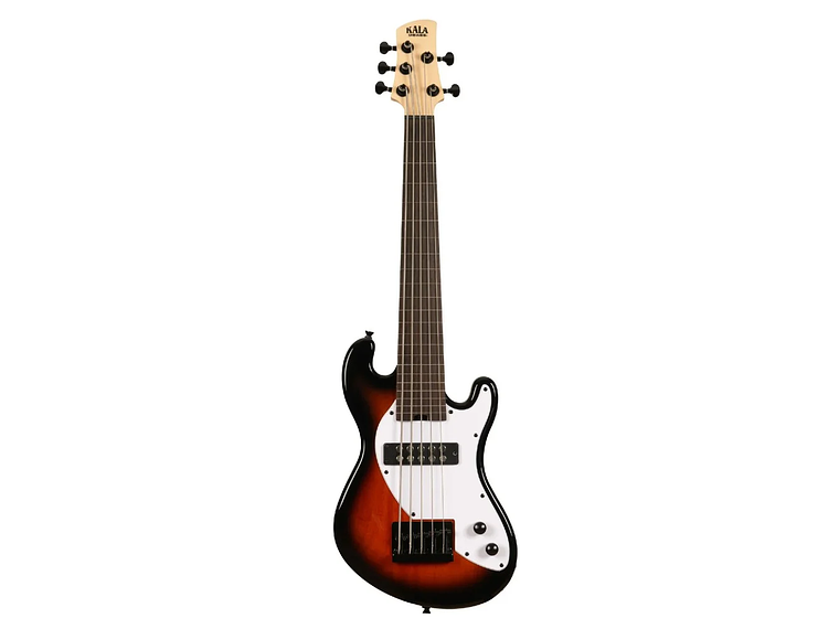 U-BASS KALA CUERPO SÓLIDO 5 CUERDAS FRETLESS TOBACCO BURST UBASS-SB5-TB-FL 1