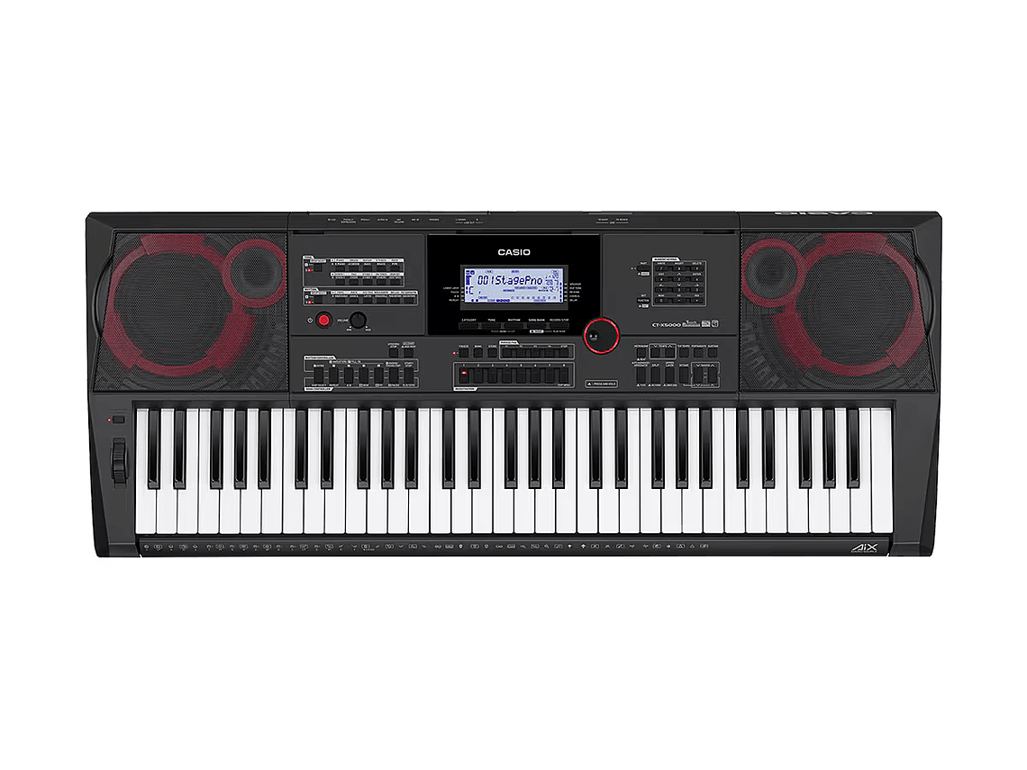 TECLADO DE 61 TECLAS CASIO CTX5000 CON ATRIL Y BANQUETA 4