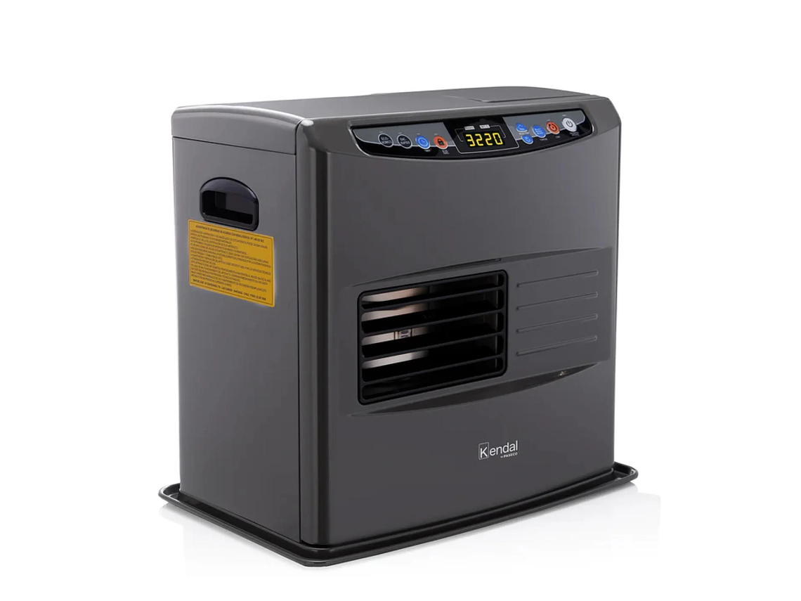 ESTUFA CALEFACTOR A PARAFINA KEROSENE 12000BTU LED NEGRO KPL-36 KENDAL 1