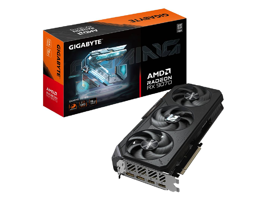 TARJETA DE VIDEO GIGABYTE RADEON RX 9070 GAMING OC 16G 1