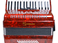 ACORDEÓN CIPRIANI 60 BAJOS 5 REGISTROS ROJA CPA-60-5RD - Miniatura 2