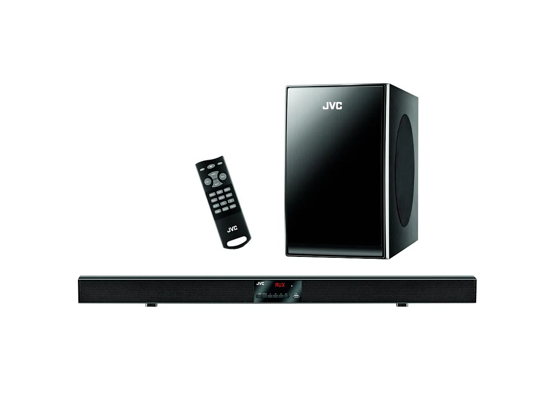 BARRA DE SONIDO JVC CON SUBWOOFER TH-BY370 1