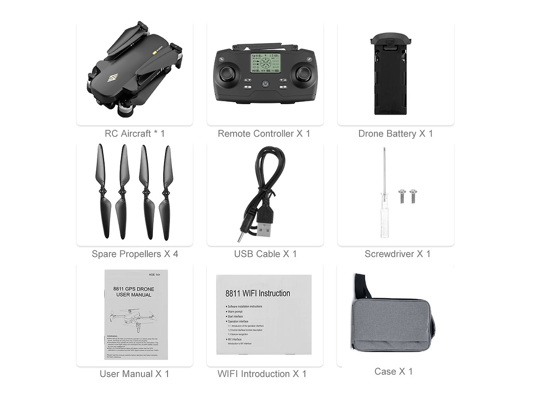 DRONE GPS AVIATOR 8811 PRO 6K 5G 3000M CARDAN AUTOESTABILIZADOR 7