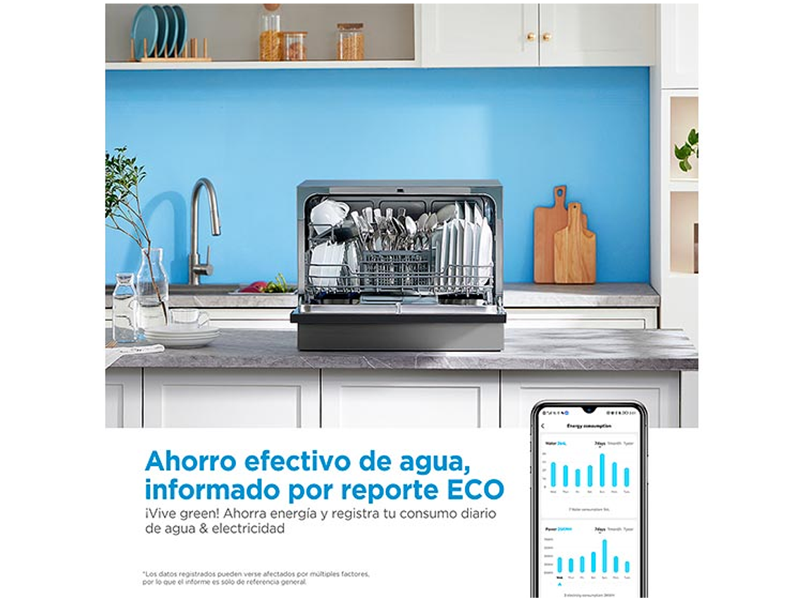 LAVAVAJILLAS MIDEA 6 CUBIERTOS FREESTANDING MDWTF0602MS 4