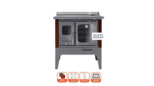 COCINA A LEÑA ALCAZAR EUROPEA S800 BURDEO