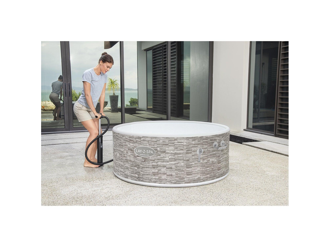 HOT TUB SPA JACUZZI INFLABLE VANCOUVER 5 PERSONAS BESTWAY 4
