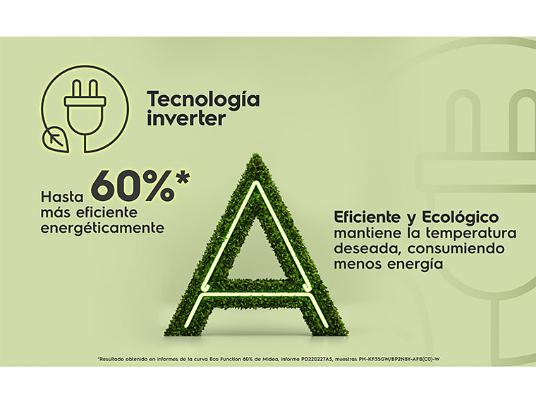 AIRE ACONDICIONADO ELECTROLUX SPLIT 12000 BTU INVERTER EAIX12 8