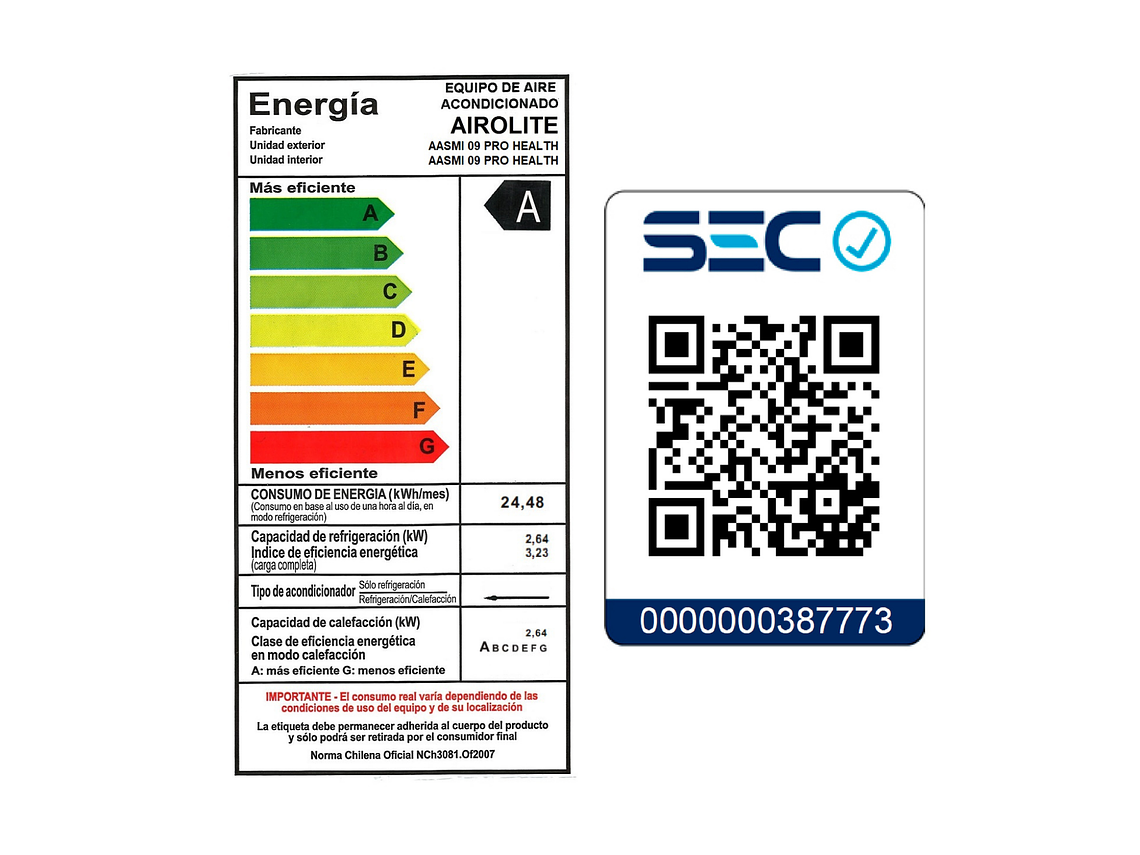 INCLUYE INSTALACIÓN EN RM SPLIT INVERTER PRO HEALT 9000BTU WIFI APP 3