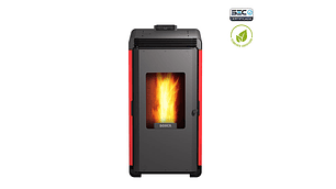  CALEFACTOR A PELLET BOSCA HERA ROJO
