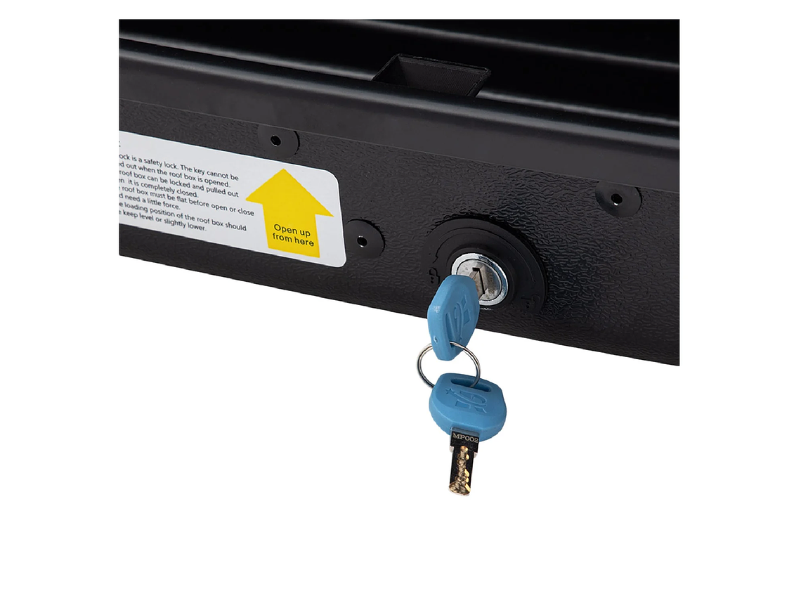 PORTAEQUIPAJE CARBON 250L ANCLAJE RAPIDO 9