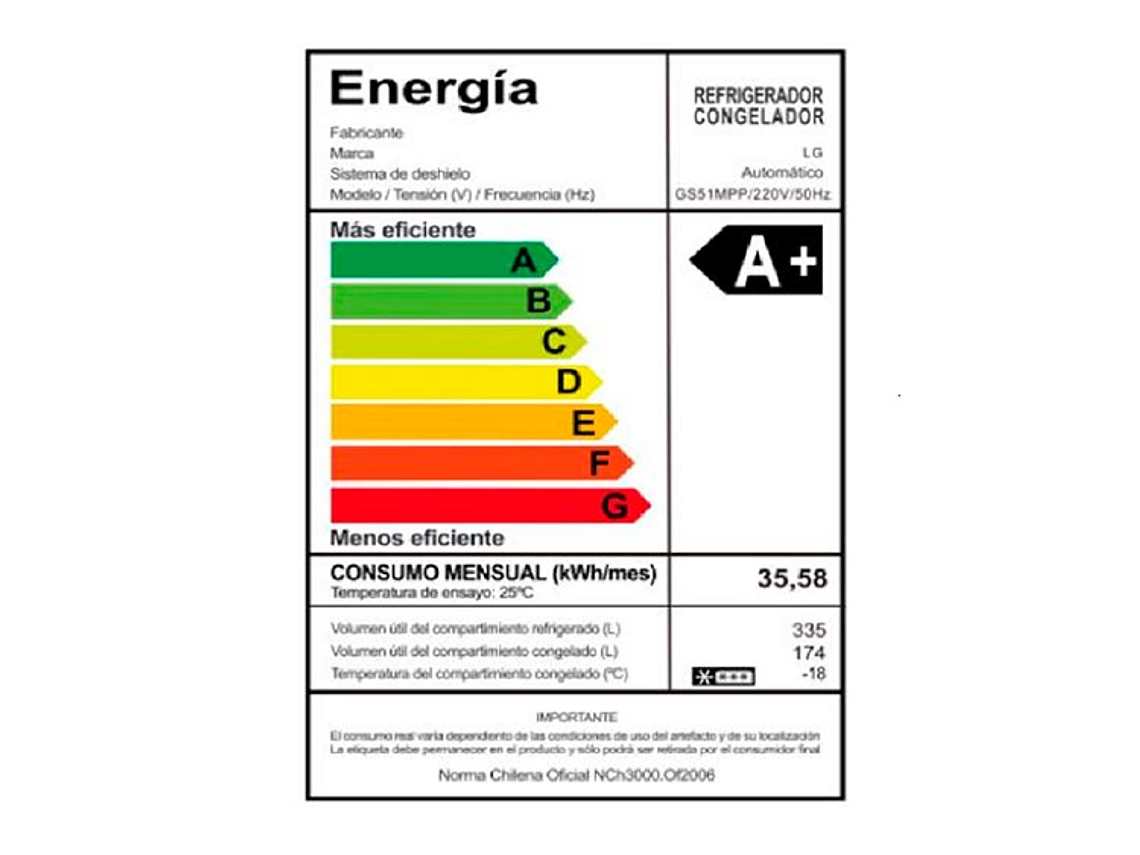  REFRIGERADOR LG SIDE BY SIDE NO FROST 509 L SMART INVERTER GS51MPD 9