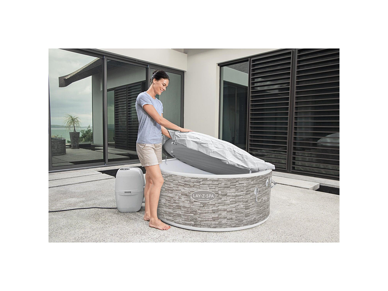 HOT TUB SPA JACUZZI INFLABLE VANCOUVER 5 PERSONAS BESTWAY 7