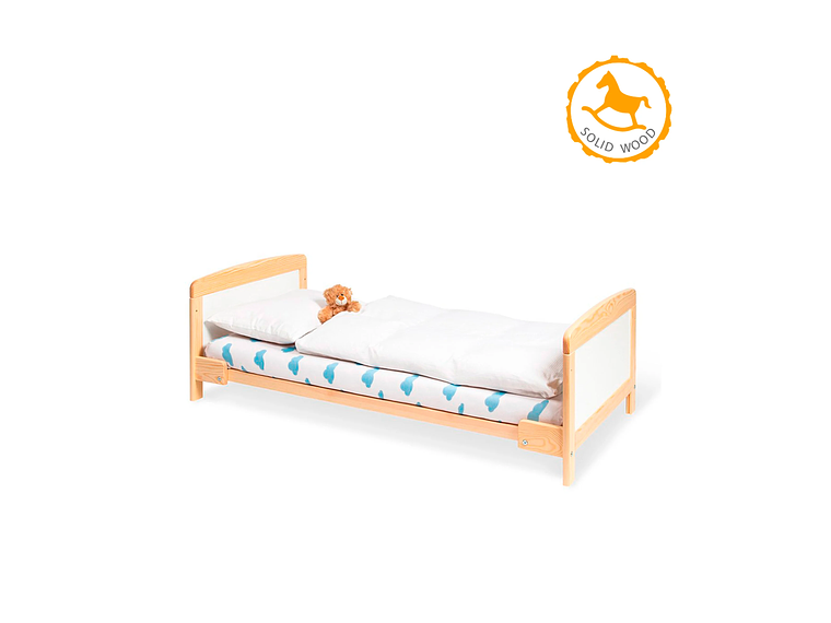 CUNA DE MADERA FLORIAN 70X140+COLCHÓN 2