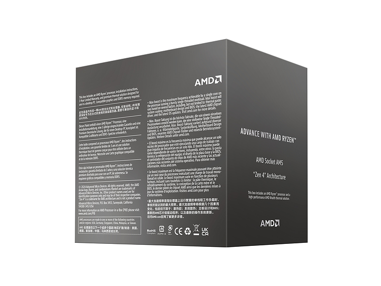 PROCESADOR AMD RYZEN 7 8700F, 5GHZ MAX, 8CORE 16HILOS, AM5 4