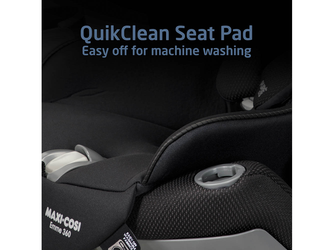 SILLA DE AUTO CONVERTIBLE EMME 360° MIDNIGHT BLACK MAXI COSI 5