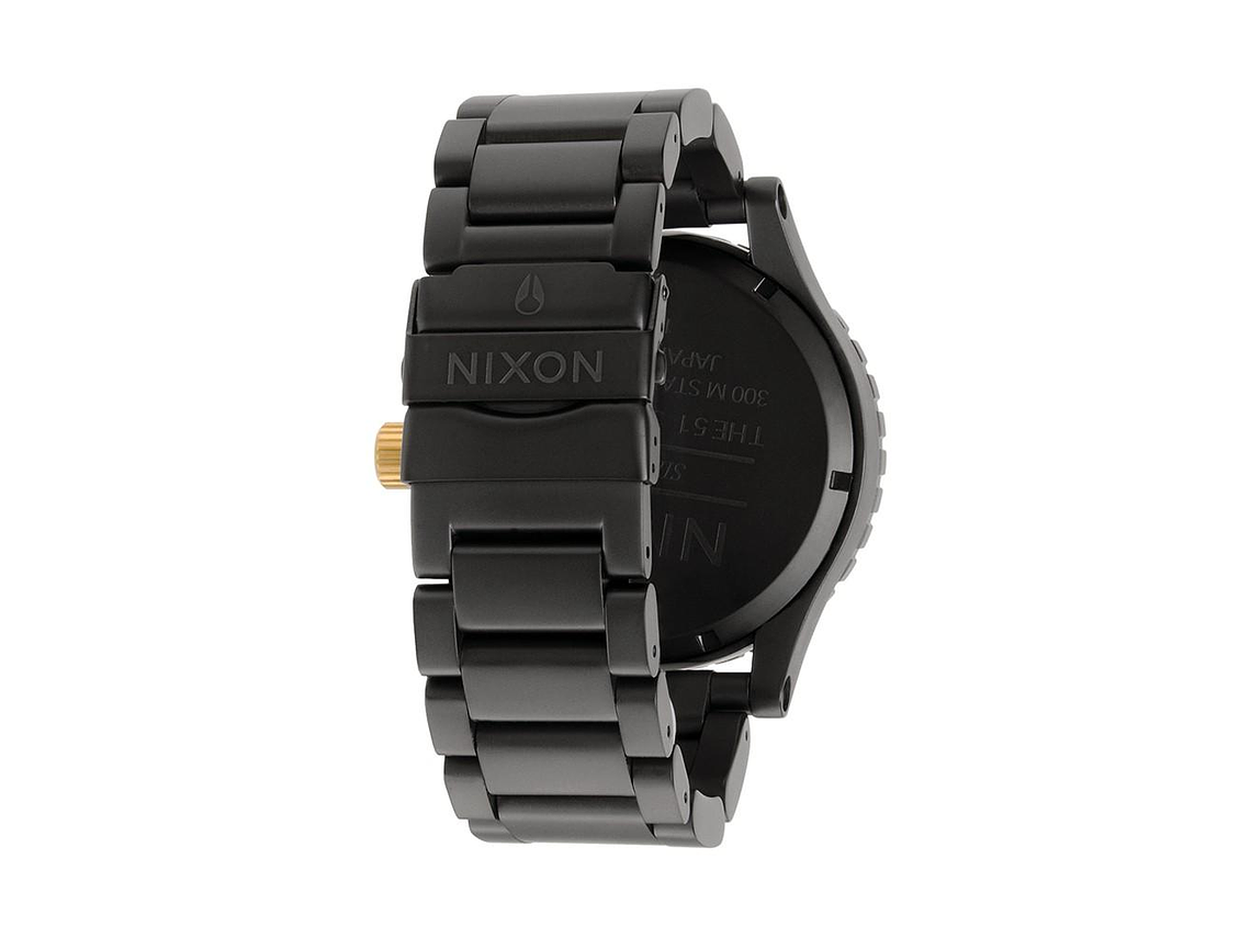 RELOJ NIXON HOMBRE 51-30 CHRONO MATTE BLACK GOLD 3