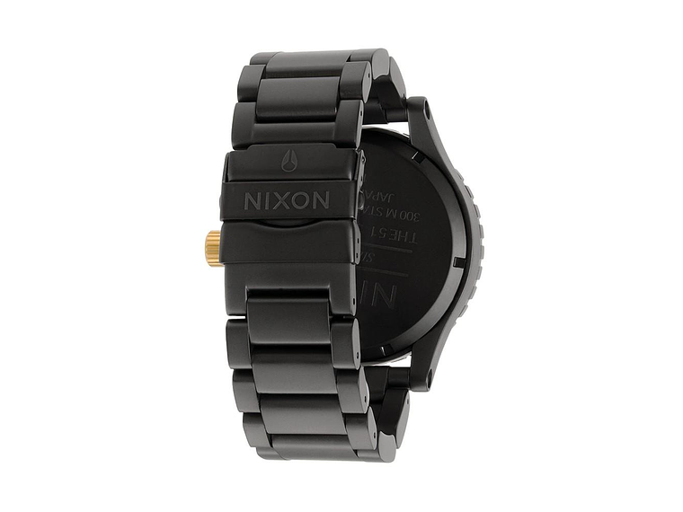 RELOJ NIXON HOMBRE 51-30 CHRONO MATTE BLACK GOLD 3