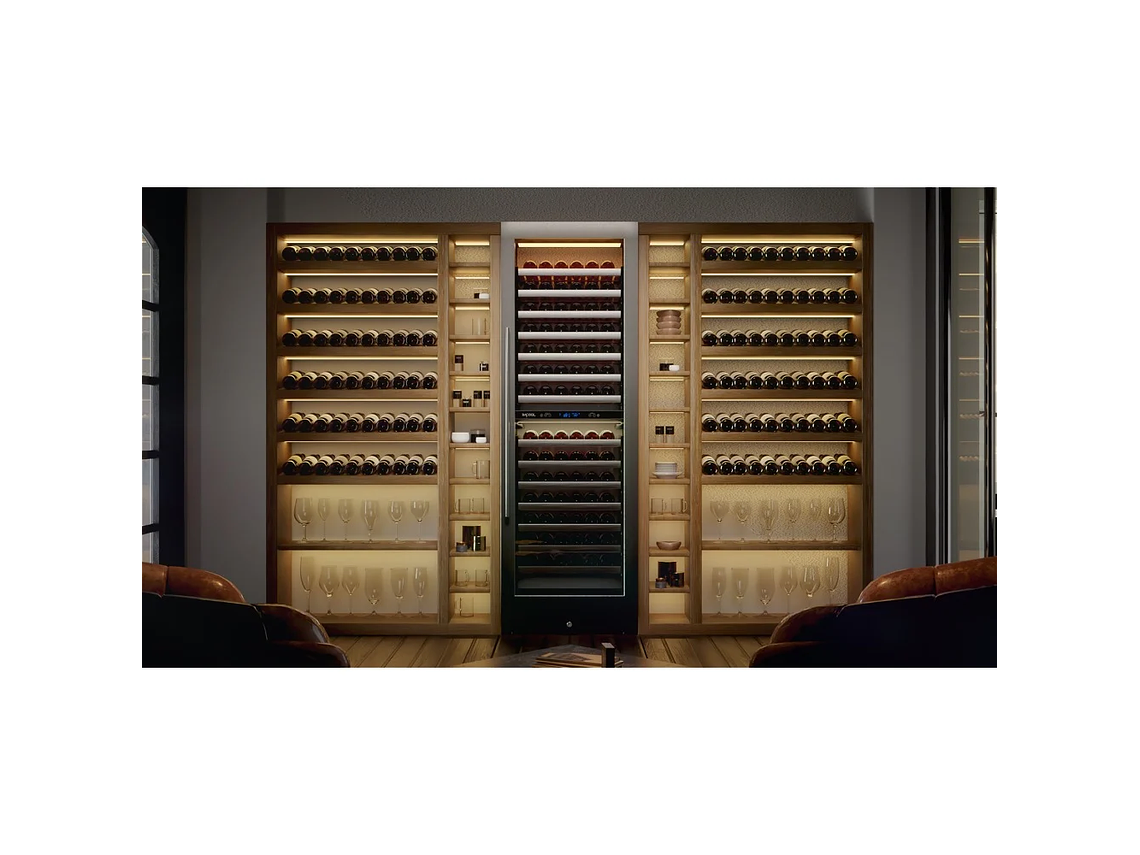 CAVA DE VINOS PREMIUM CLIMATIZADA BIZONA 165 BOTELLAS BACOOL 4