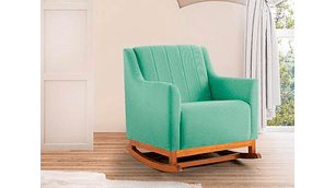 POLTRONA MECEDORA KIDSCOOL SOGNARE MADERA VERDE