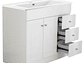 KIT MUEBLE VANITORIO DOMSA BLANCO B100PHD-B+P-100 / 100X80X47CM - Miniatura 4