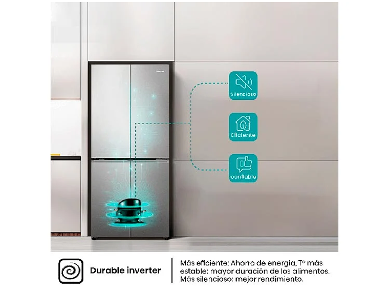 REFRIGERADOR HISENSE SIDE BY SIDE NO FROST RQ5P470NECF 7