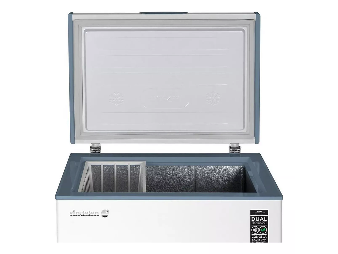 CONGELADOR SINDELEN HORIZONTAL 141 LITROS 8 NIVELES SFH-151B 3