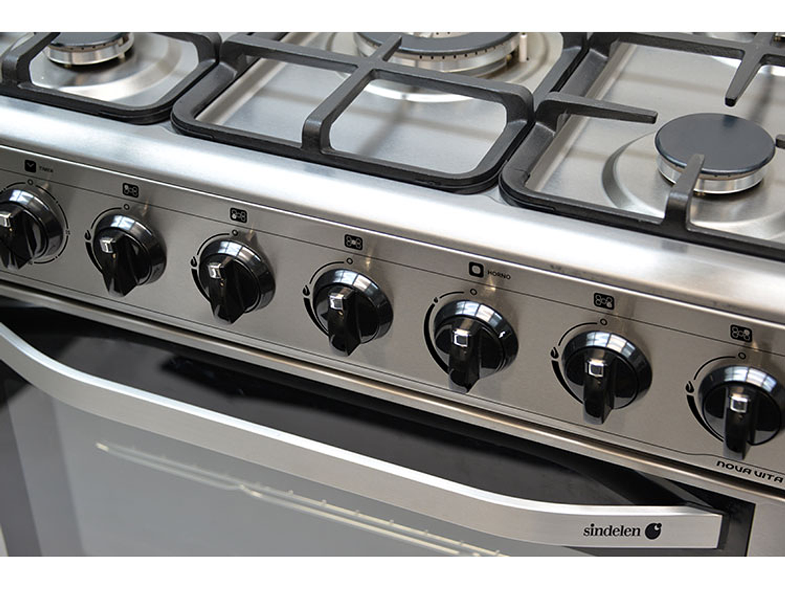COCINA A GAS LICUADO/NATURAL SINDELEN 5 PLATOS CH-8900IN 5