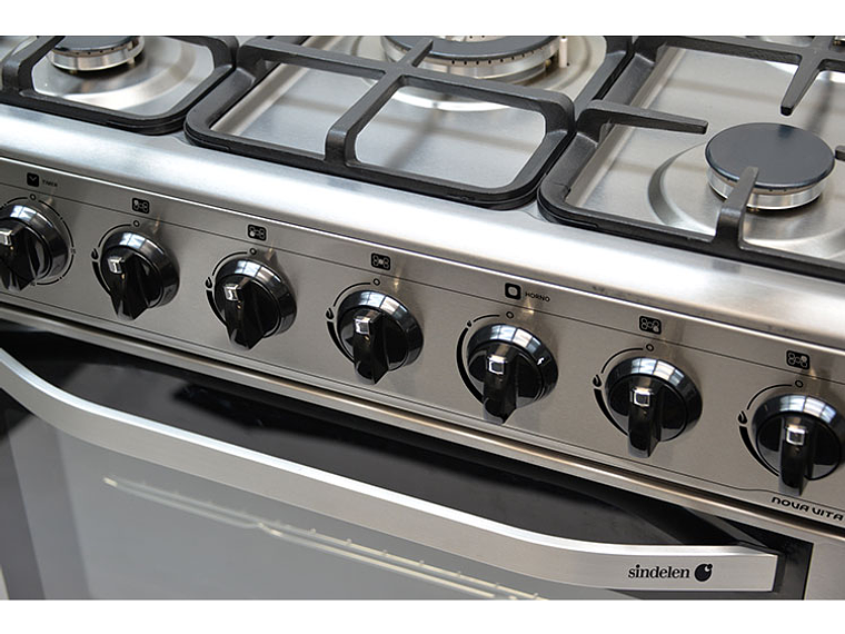 COCINA A GAS LICUADO/NATURAL SINDELEN 5 PLATOS CH-8900IN 5