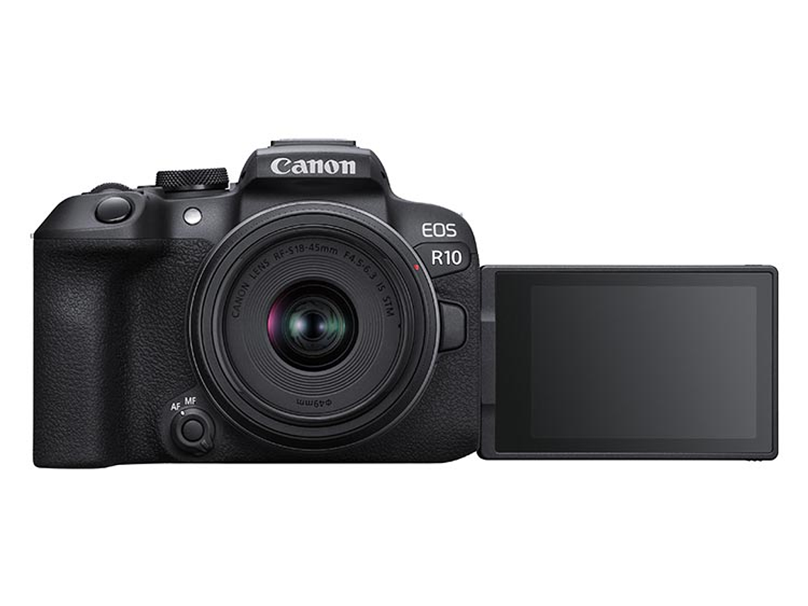 CÁMARAS DSLR REFLEX CANON EOS R10 WI-FI 24.4 MP RF-S 18-45 MM 4