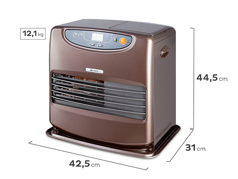 ESTUFA MADEMSA PARAFINA LÁSER 9 LT FAN HEATER MFHK 590 PLUS 2