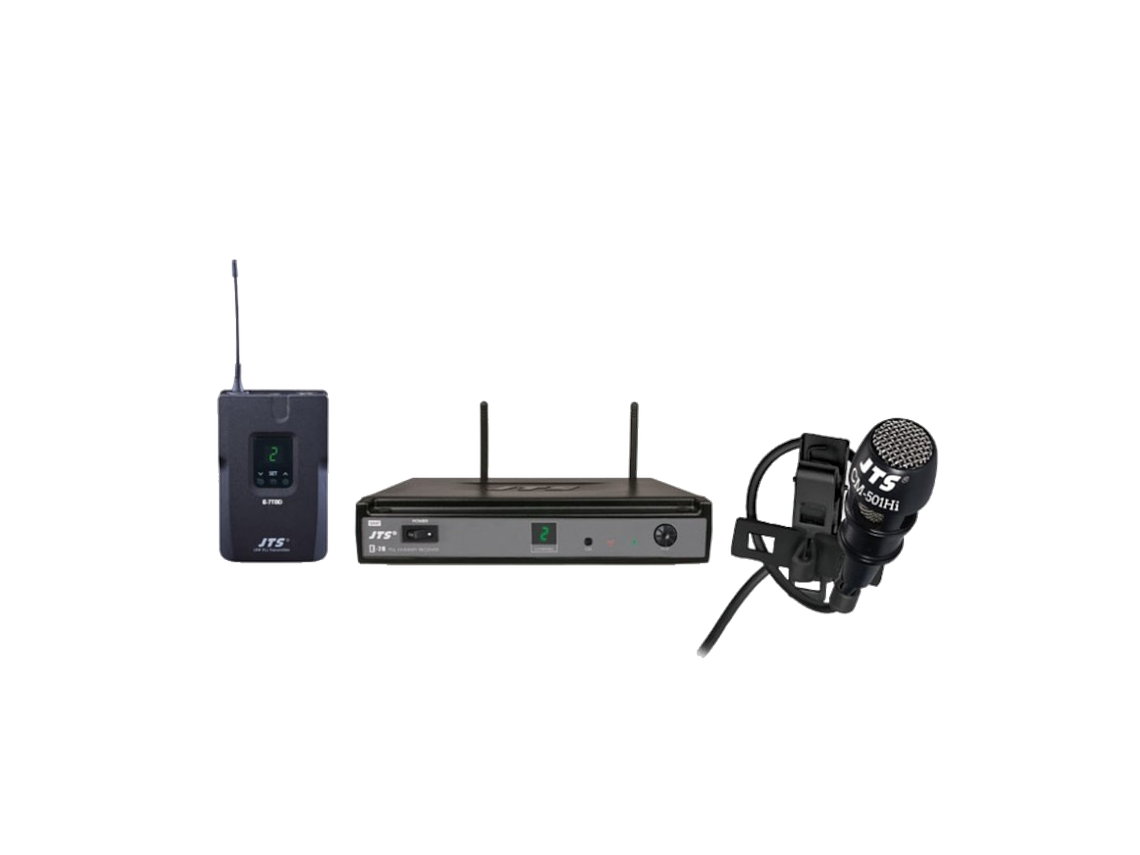 SISTEMA DE MICROFONO LAVALIER JTS E7R+E7TB+CM501 1