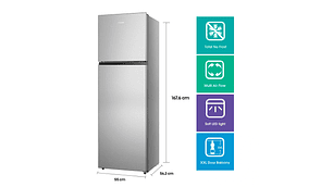 REFRIGERADOR HISENSE TOP MOUNT FREEZER NO FROST 246 L RT320NV RT320