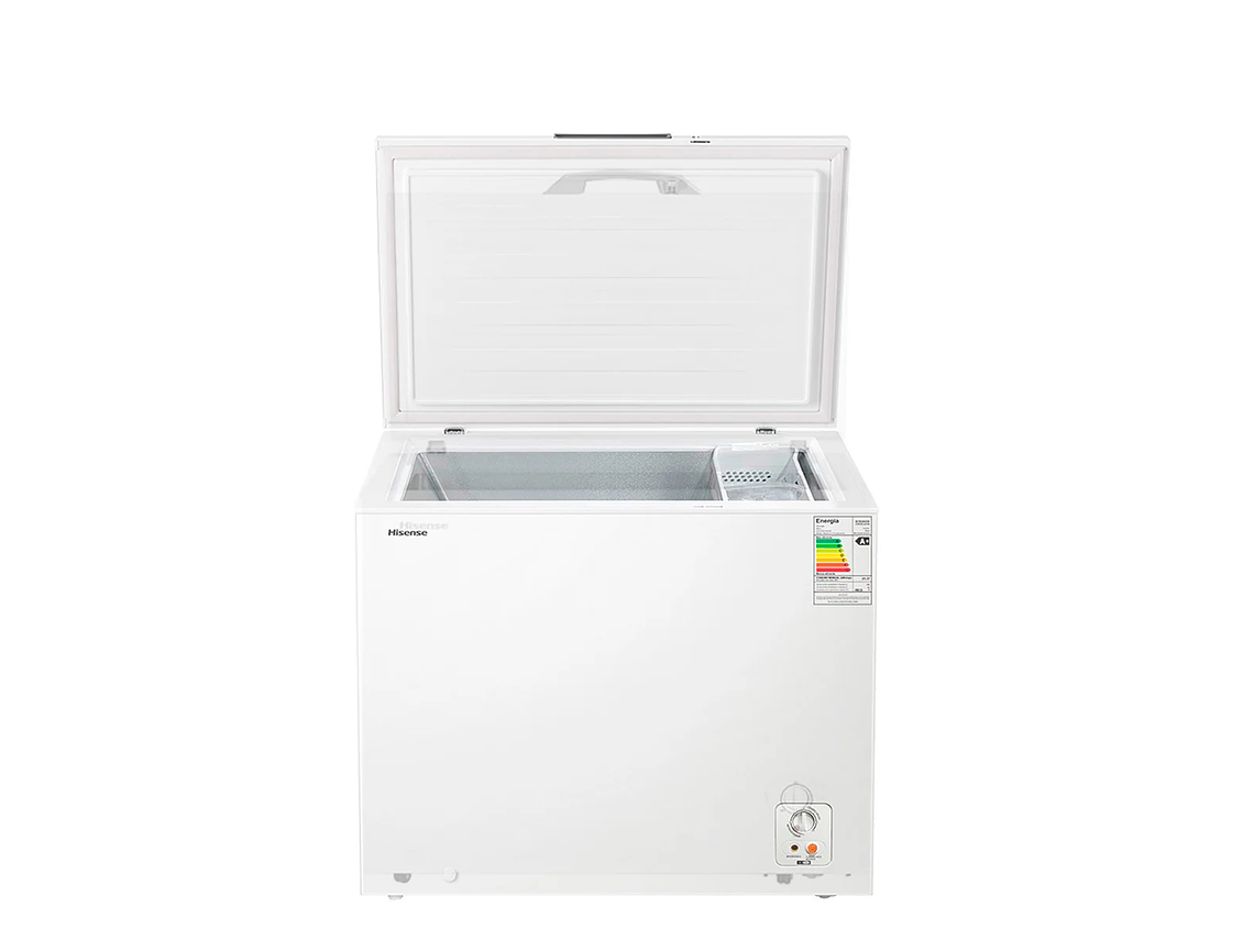 FREEZER HORIZONTAL HISENSE 297 L FRÍO DIRECTO FC-39DT BLANCO 2