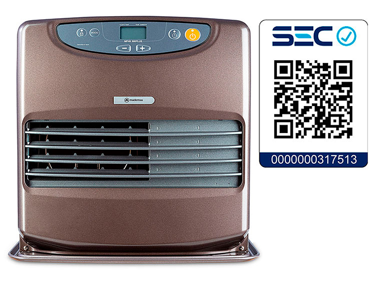 ESTUFA MADEMSA PARAFINA LÁSER 9 LT FAN HEATER MFHK 590 PLUS 5