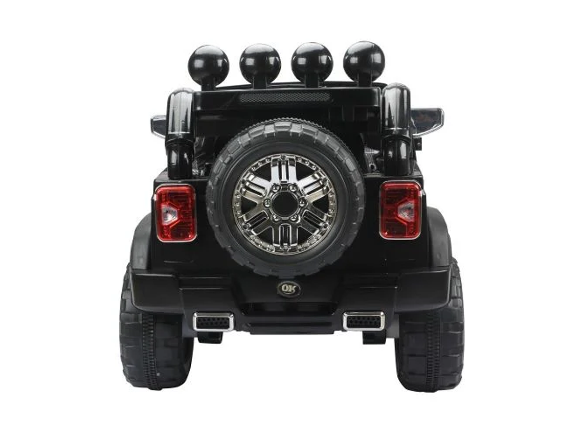 JEEP WRANGLER STYLE 12V GOKIDS NEGRO 4