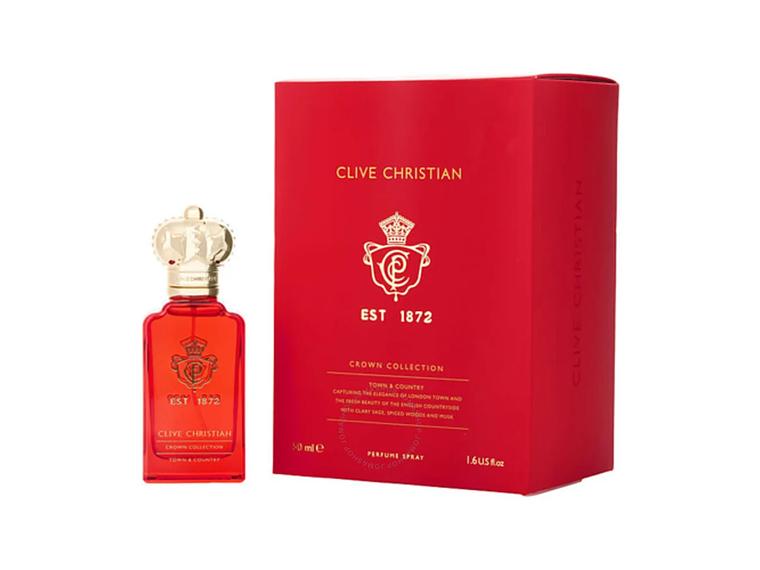 PERFUME CLIVE CHRISTIAN 1872 THE CROWN COLLECTION TOWN & COUNTRY HOMBRE 50 ML 2
