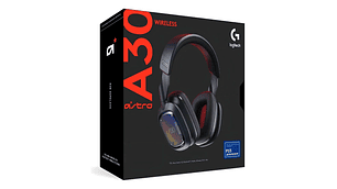 AUDIFONO GAMER LOGITECH ASTRO A30 INALAMBRICO COLOR AZUL MARINO PARA MULTIPLES PLATAFORMAS