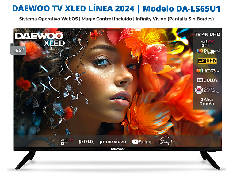 SMART TV DAEWOO LED 4K UHD 65