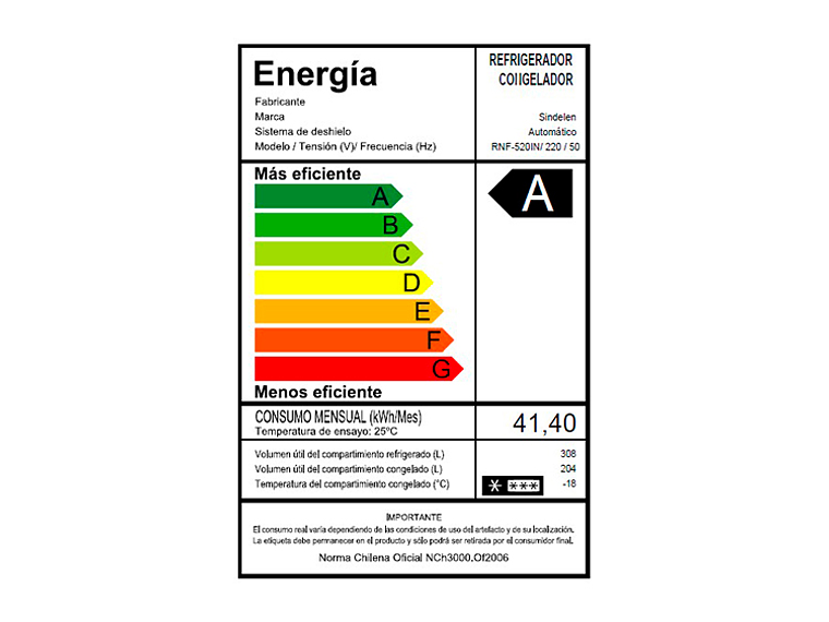 REFRIGERADOR SINDELEN SIDE BY SIDE NO FROST 518 L RNF-520IN 6