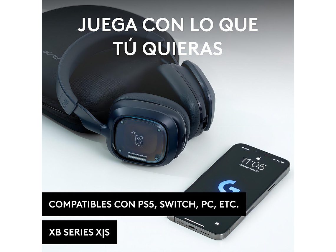 AUDIFONO GAMER LOGITECH ASTRO A30 INALAMBRICO COLOR AZUL MARINO PARA MULTIPLES PLATAFORMAS 3