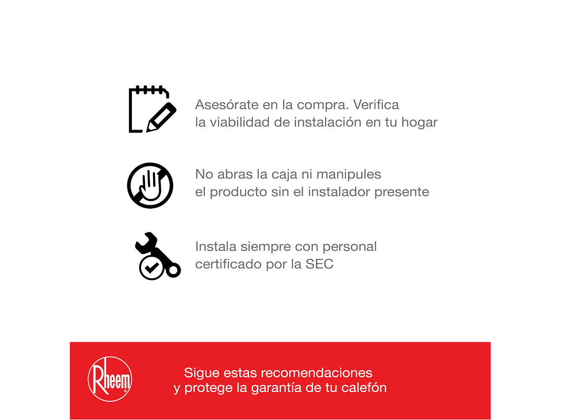 CALEFONT 16 LITROS GAS LICUADO TIRO FORZADO RHEEM 8