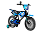 BICICLETA INFANTIL OXFORD MOTOBIKE NEGRO/AZUL ARO 16 - Miniatura 1