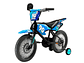 BICICLETA INFANTIL OXFORD MOTOBIKE NEGRO/AZUL ARO 16 - Miniatura 2