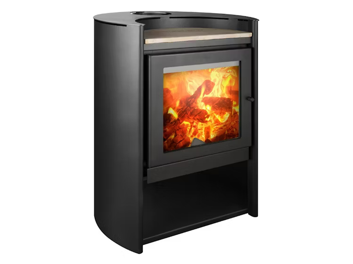 CALEFACTOR LEÑA CERTIFICADO RONDO 490 AMESTI 1