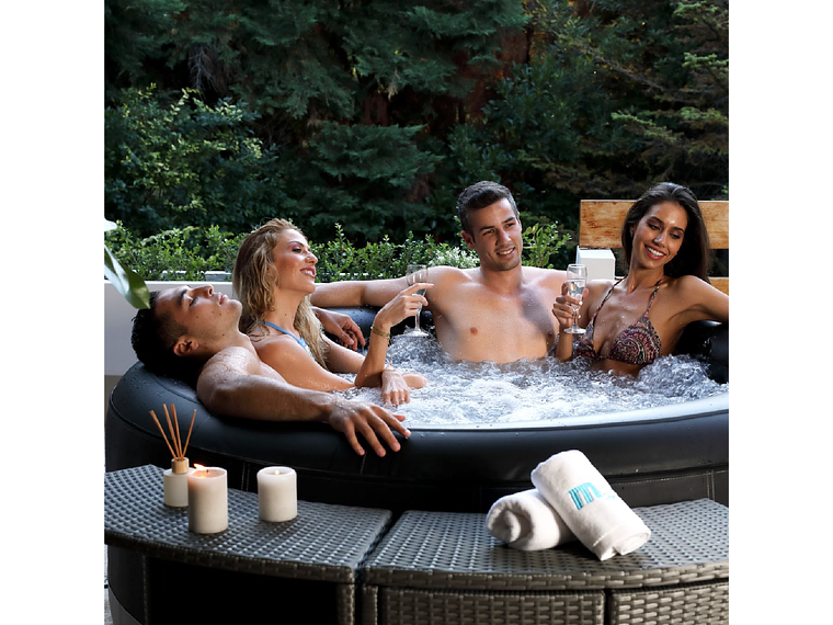 HOT TUB JACUZZI SPA INFLABLE 4 PERSONAS CAMARO PREMIUM MSPA 8