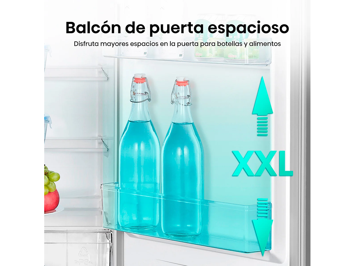 REFRIGERADOR HISENSE TOP MOUNT FREEZER NO FROST 246 L RT320NV RT320 9